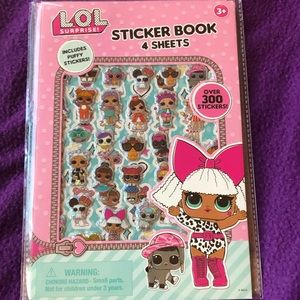 LOL Surprise 300 puffy stickers